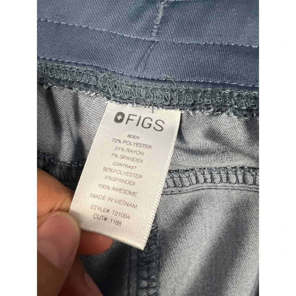 FIGS Scrub Pants Mens L Blue Gray T21004 Technical Collection Cargo Straight Leg